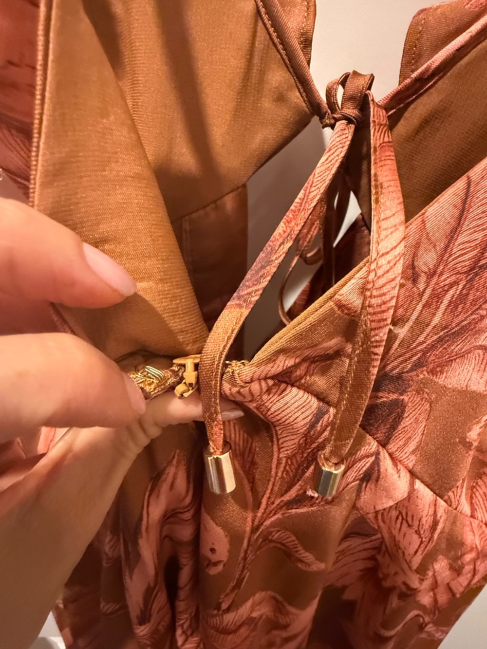 Significant Other Tiered Maxi Dress in Rust Floral - NWT - Picture 6 of 6